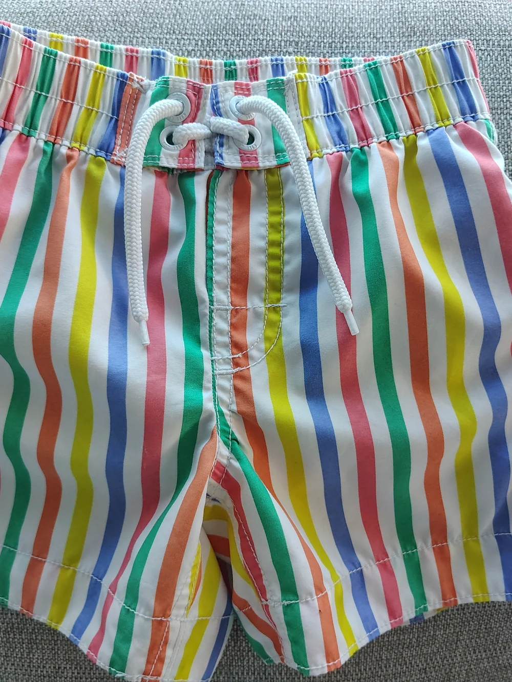 Baby Gap 2T  Multicolor Vertical Stripe Swim Trunks